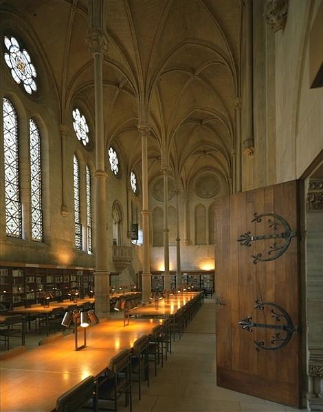 Bibliothèque du Cnam, ancien réfectoire des moines du prieuré de Bibliothèque du Cnam, ancien réfectoire des moines du prieuré de